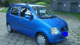 Opel Agila 2000 1.2 l niebieski nieuszkodzony 8500 PLN benzyna z kompletem dokumentów Katowice