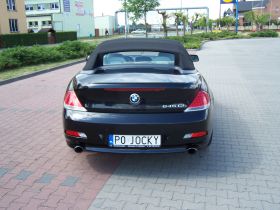 BMW 645 2004 r Kabriolet sprzedam czerwony 333 KM z małym przebiegiem 115000 PLN benzyna w Łodzi