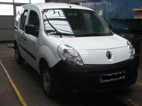Renault Kangoo sprzedam biały z małym przebiegiem ABS nieuszkodzony diesel sprowadzony Bus Szczecin