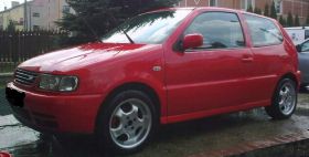 Volkswagen Polo GTI Coupe czerwony 8500 PLN cena do negocjacji z małym przebiegiem ABS Białystok