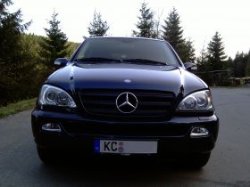 Mercedes ML 270 sprzedam niebieski z małym przebiegiem 11400 EUR diesel ABS ASR ESP w Lidzbarku Warmińskim