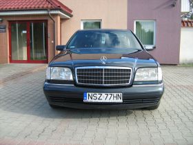 Mercedes S 350 sprzedam czarny 4-drzwiowy z alufelgami Skórzana sprowadzony ABS diesel w Szczytnie