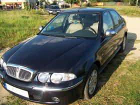 Rover 45 2002 r sprzedam granatowy benzyna pierwszy właściciel Skórzana ABS dodatkowy komplet opon